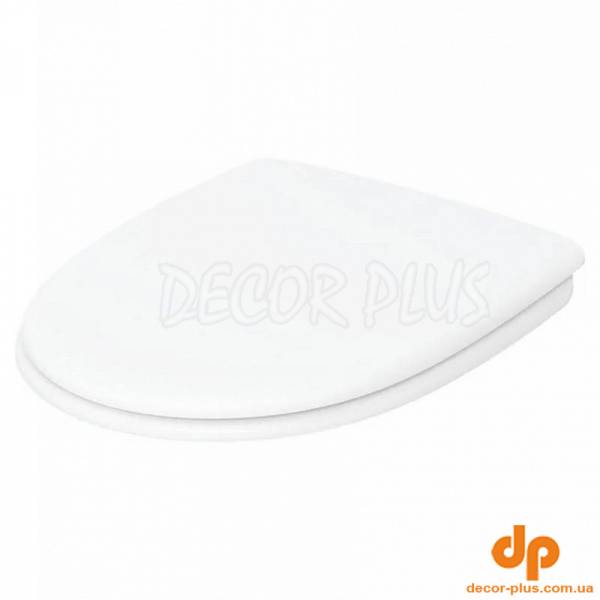 Сидіння д/унітазу SOLO дюропласт, повільне падіння