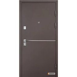 Входные двери Abwehr Solid Ral 8019T+Венге