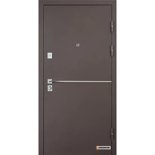 Входные двери Abwehr Solid Ral 8019T+Венге
