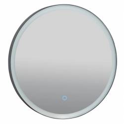 Дзеркало LORENZO D-70 sensor з підсвіткою, black