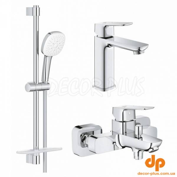 Набір змішувачів CUBEO (1018130000+1017550000+27929003), хром