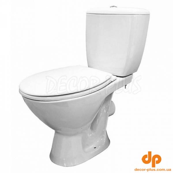 Унітаз-компакт 900(767) KORAL 011 гор злив,3/6,нижн підв+сид. поліпр мет кріпл НКБ