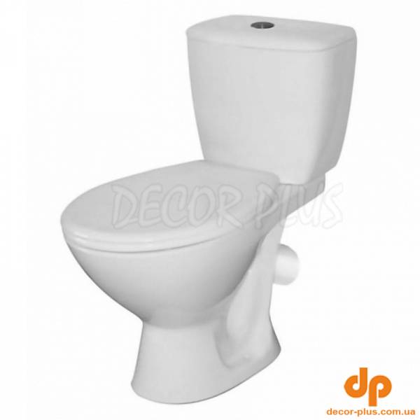 Унітаз-компакт 888(769) KORAL 031 кос злив,3/6,нижн підв+сид. поліпр мет кріпл НКБ