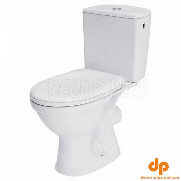 Унітаз-компакт 893(114) MERIDA 010 гор злив,3/6,бічн підв+сид поліпр антиб пластик кріпл НКБ