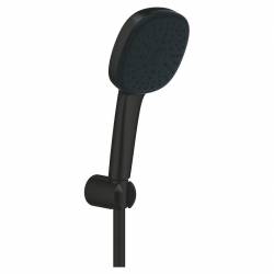 Набір ванна TEMPESTA CUBE 110 (лійка (3 пол) + шланг 1,5м+тримач), чорний матовий