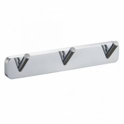 Планка CAPRI з гачками, хром (6653*3)