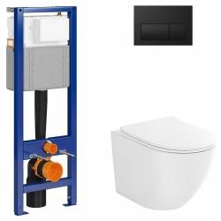 Набір С677 SYSTEM 40 мех. чаша підвіс. уніт. DESSE VORTEX +сид.дюр пов.пад.легко з'ємн+кноп PRESTO 2 чорн мат