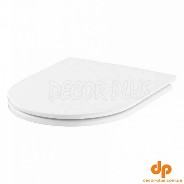 Сидіння EURO д/підв унітазу 102485SH00, тонке, дюропласт, пов падіння, легкоз"ємне