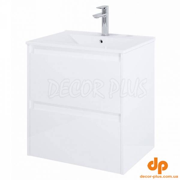 Шафка CLAUDIA 60см д/раковини A3272A3000, білий глянець