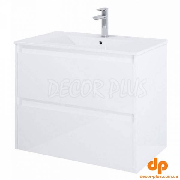 Шафка CLAUDIA 80см д/раковини A3272A4000, білий глянець