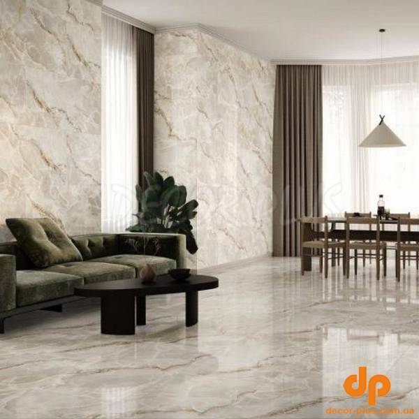 Грес AUREA Світло-Бежевий Полірованний 021/L 60х60