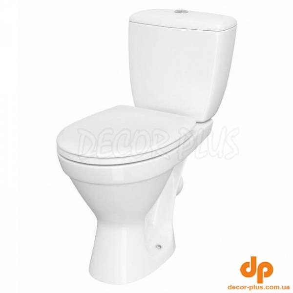 Унітаз-компакт 821 KADDA SIMPLEON CE 011 гор злив, 3/6,нижн підв+сид дюропласт, пов пад, легке знімання