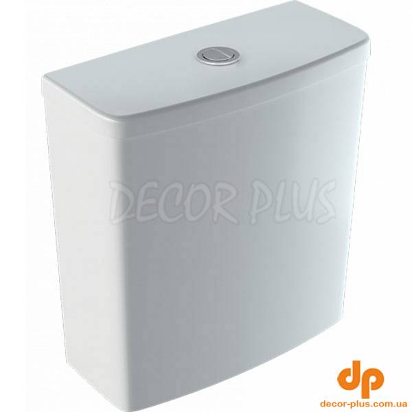 500.266.01.1 Selnova Square Бачок прямокутний 6/3 л, підвід води знизу, білий глянець (1 сорт)