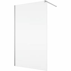 STR4PA61005007  WALK-IN EASY Душова фіксована перегородка 1000*2000, скло 6 мм,  прозоре, профіль хром (1 сорт)