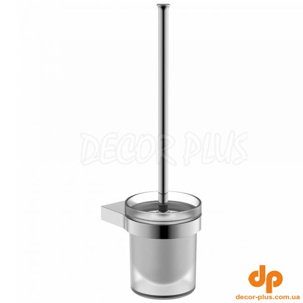 5030170 UNIVERSAL Щітка для унітазу + тримач кольору хром та склянка з матового скла (1 сорт)
