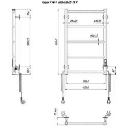 2.3.0700.10.Р Рушникосушка ел. Класік F НР-I 650х430/75 TR K (1 сорт)