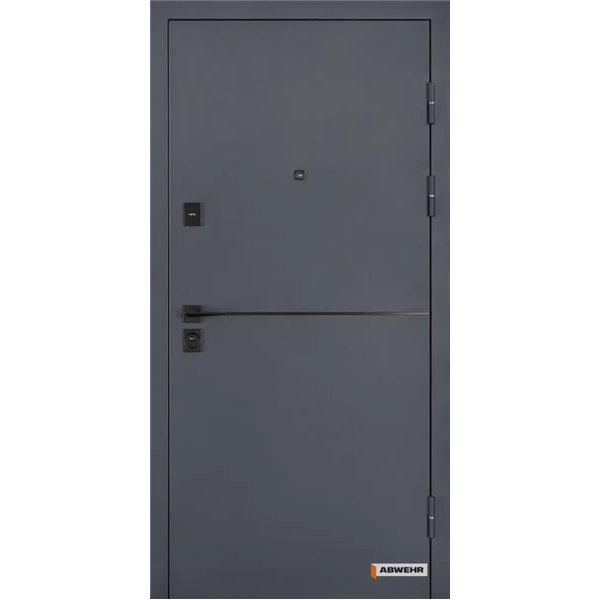 Вхідні двері Abwehr Solid Ral 7021T+Антрацит