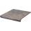 Сходинка з капіносом пряма Viano Grys 30x33 код 1190 Ceramika Paradyz