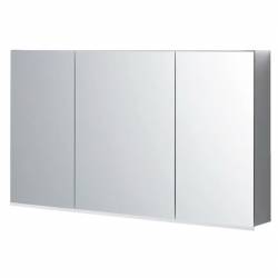 Дзеркальна шафка OPTION PLUS 120 см, з підсвіткою, з 3 дверцятами