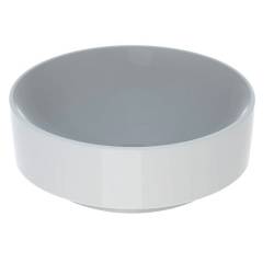 500.768.01.2 VariForm Умивальник круглий d40см, що вбуд.на стільницю, без отв. під змішувач, без перелива, білий глянець (1 сорт