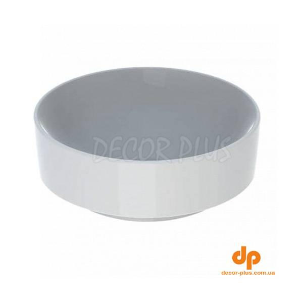 500.768.01.2 VariForm Умивальник круглий d40см, що вбуд.на стільницю, без отв. під змішувач, без перелива, білий глянець (1 сорт