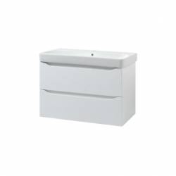 Шафка з умивальником 75 Smile Square White matt SM-75 ПБ+500.249.01.1 Air-Line