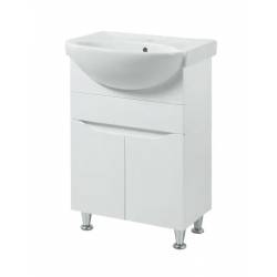 Шафка з умивальником T14 Пектораль Солас 56 білий D-Line