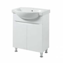 Шафка з умивальником Пектораль Фрея 65 білий D-Line