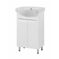 Шафка з умивальником Пектораль Фрея 55 білий D-Line