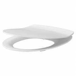 Сидіння д/унітазу DELFI/MODUO SLIM, дюропласт антибакт повільного падінн легко з'емне мет кріпл