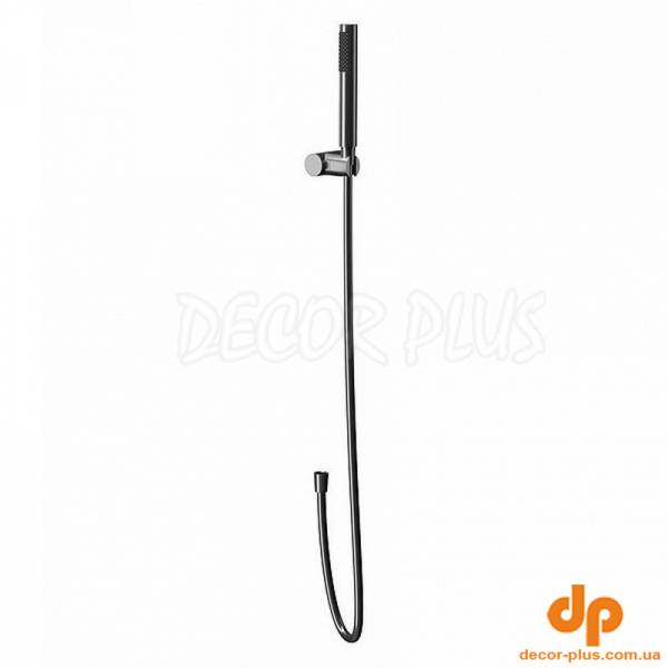Душ. набір  ZEN з настінним тримачем збройова сталь