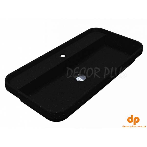 Умивальник OCEAN 800 MIRASTONE BLACK SHINE