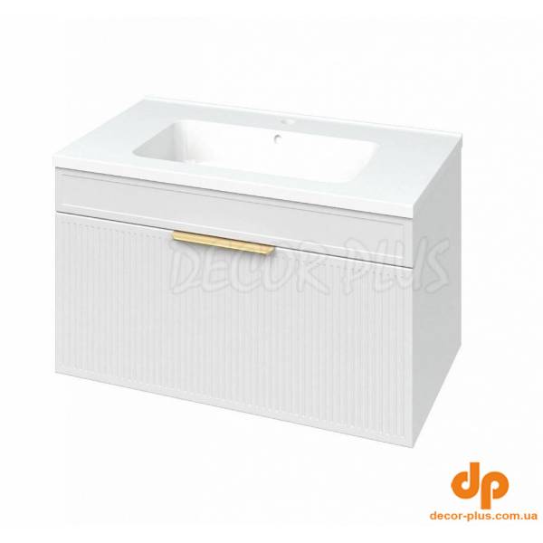 Шафка з умивальником Родео 80 Адель білий Mirater