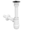STY-533 сифон для раковини 5/4”, із водозливом, патрубок відведення 32 мм (1 сорт)