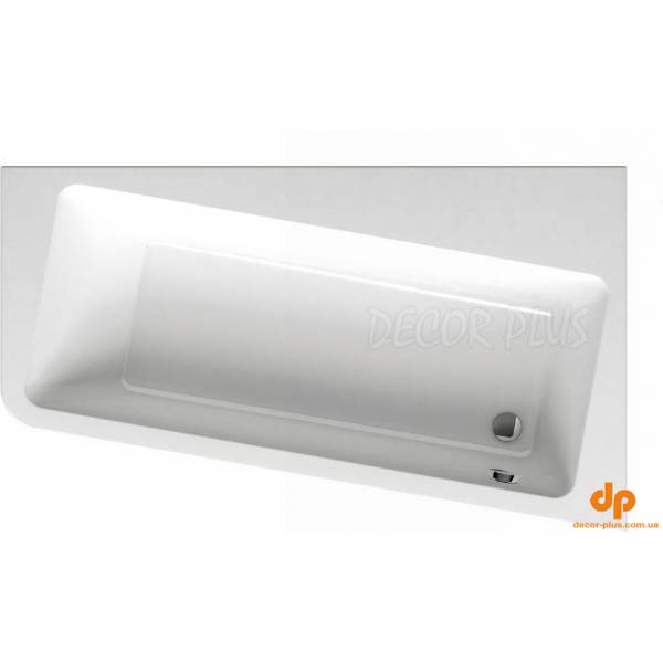 Ванна асиметрична права 10° 170x100 R