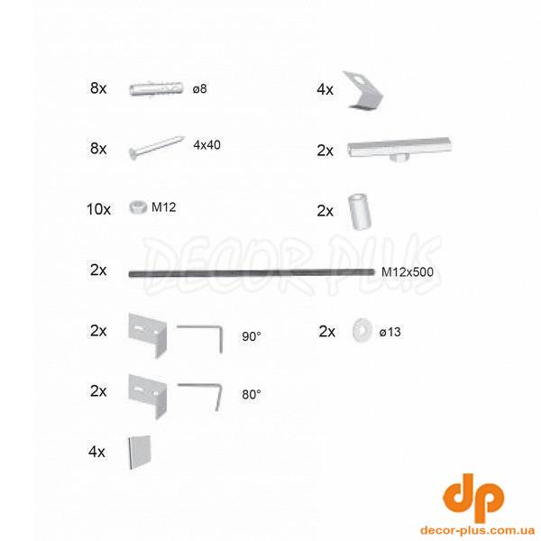 Комплект кріплення для панелі  10°
