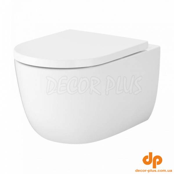 Унітаз підвісний Сет C948 Navado Pro Oval Tornado з кришкою soft-close SZCZ1003990001 Cersanit