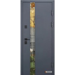 Входные двери Abwehr 506 Nordi Glass Ral 7021