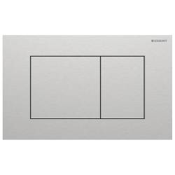 115.629.FW.1 Sigma40 square Клавіша змиву, подвійний змив, нержавіюча сталь, колір сталевий матовий (1 сорт)