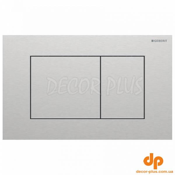 115.629.FW.1 Sigma40 square Клавіша змиву, подвійний змив, нержавіюча сталь, колір сталевий матовий (1 сорт)