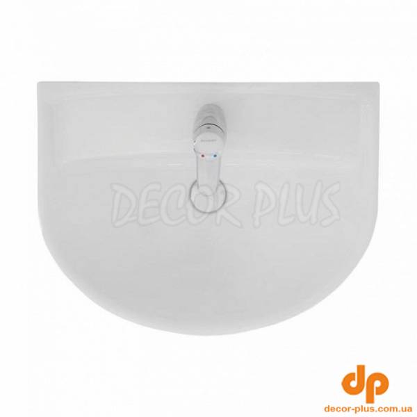 2321600UA STATUS Раковина 60 см, з переливом, з отв.для зміш по центру (1 сорт)