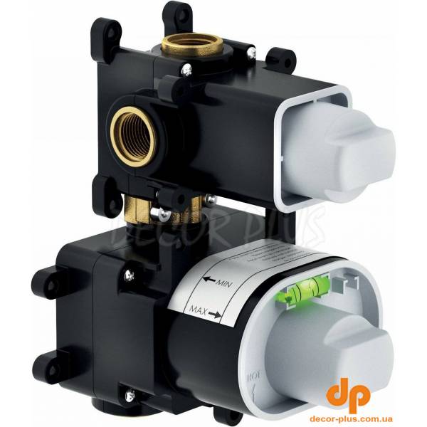 Вбудована частина змішувача на 2 виходи з термостатом (WE00102)