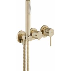 Змішувач для ванни Live Miele Spazzolato PVD WESK100-1TCGP Nobili