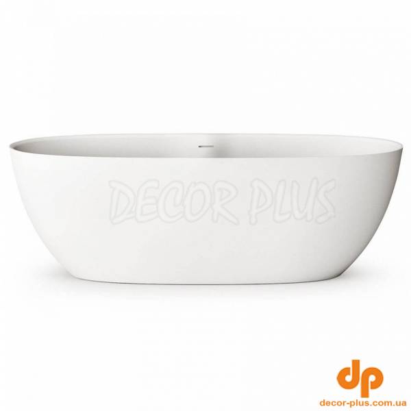 VABELL/00 BELLA Ванна окремостояча 170*80 см з литого (штучного) каменю, з інтегрованим сифоном, білий глянець (1 сорт)