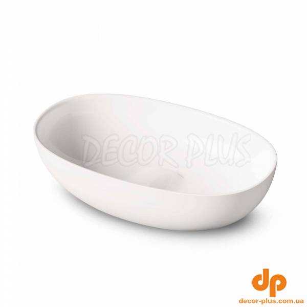 IBELL/00 BELLA Раковина 65см з литого (штучного) каменю, білий глянець (1 сорт)