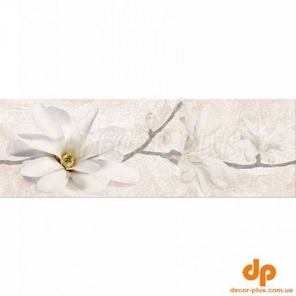 Декор STONE FLOWERS BEIGE 25х75