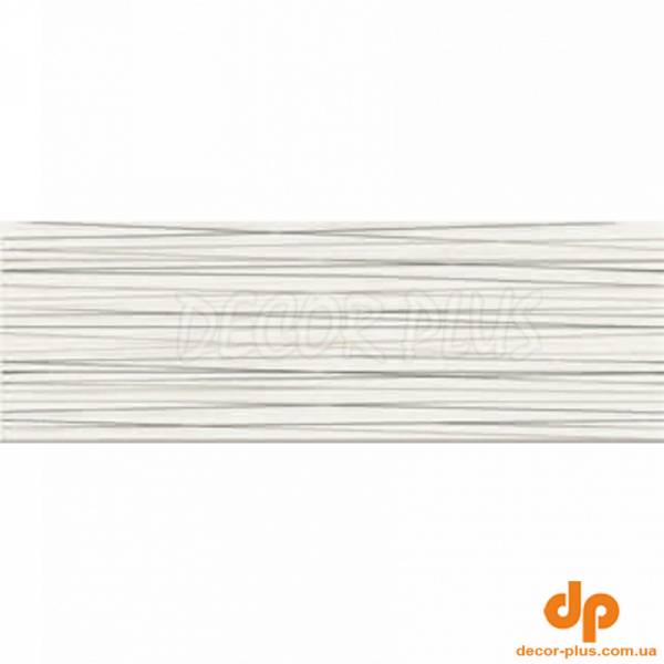 Декор ECOSTA WHITE INSERTO STRIPES SILVER 25х75