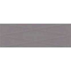 Кахель д/стіни DARK GREY LINES STRUCTURE GLOSSY 25х75