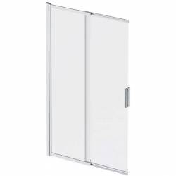 WU80S-100PS-150MT Like, Душ. двері 100х150, розсувна,профіль мат. хром, cкло прозоре (1 сорт)