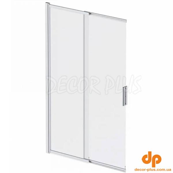 WU80S-100PS-150MT Like, Душ. двері 100х150, розсувна,профіль мат. хром, cкло прозоре (1 сорт)